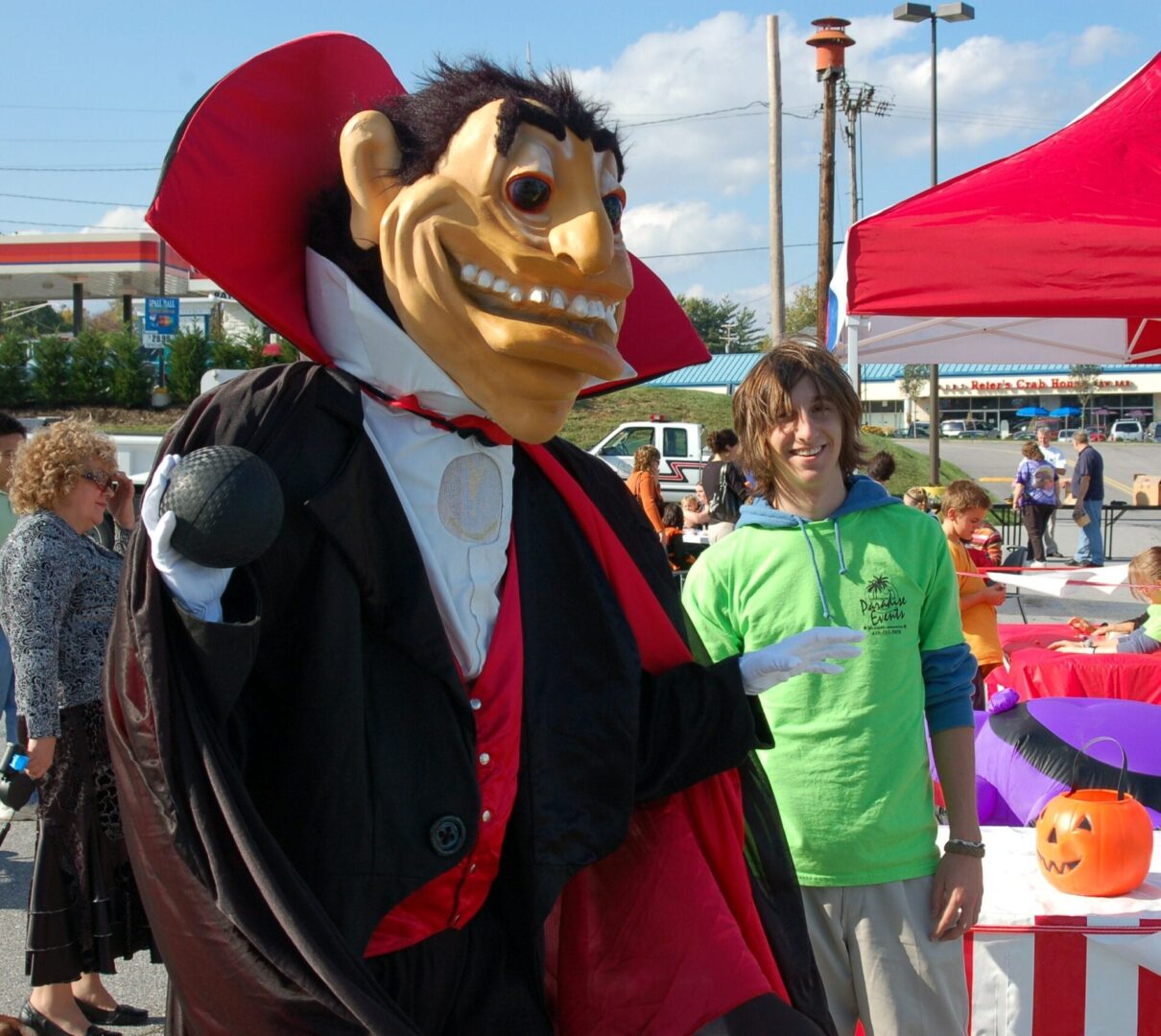 the count Dracula mascot